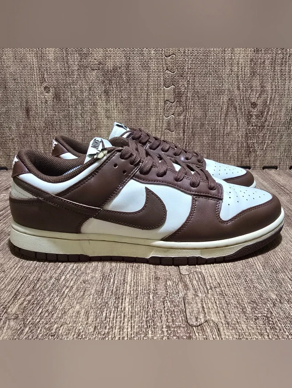 Nike Dunk Low Mocha Cacao Brown Sail DD1503-124 Size 11.5 US / 9 UK Sneakers